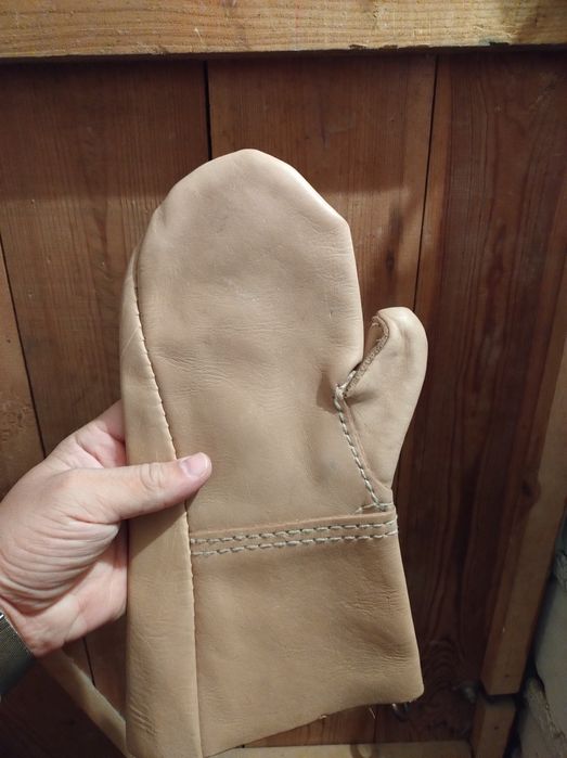 Skórzane rękawice ochronne