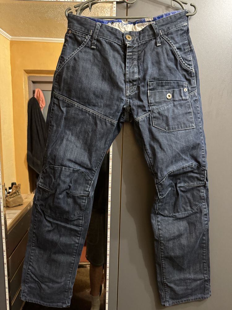 G Star Raw 3301  Мужские джинсы с двойным коленом