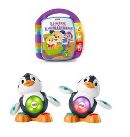 Pingwin interaktywny + książka z wierszykami FISHER PRICE