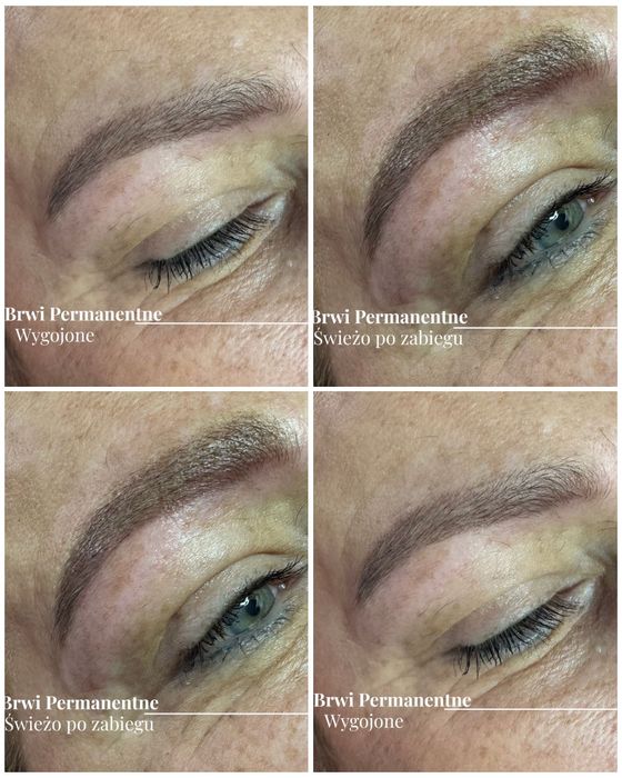 Brwi permanentne – naturalny efekt | Korekta gratis