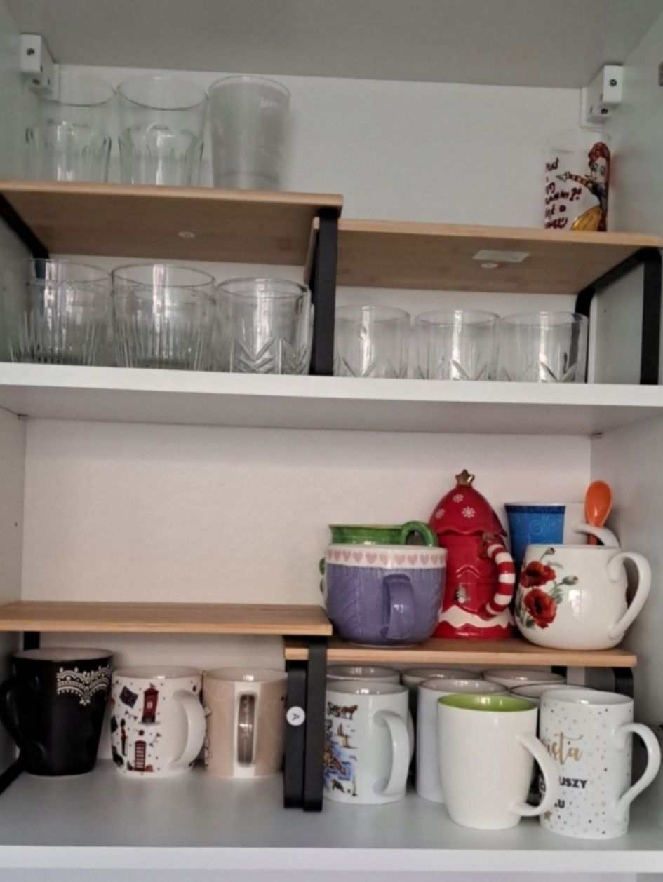 Nowe Półki Kuchenne Zestaw Organizer Na Przyprawy Stojak Czarny Sonom