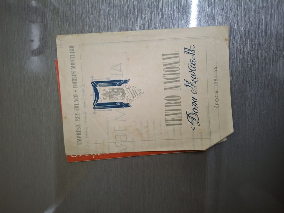 Programas antigos de teatro