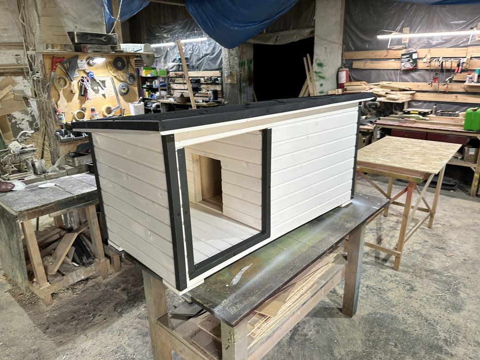 Виготовлення будок для собак різних розмірів