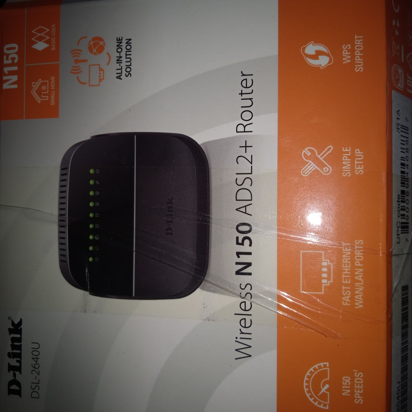 Маршрутизатор D-LINK DSL-2640U/R1A ADSL2+ WiFi N150