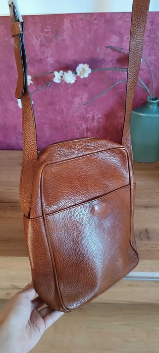 Чоловіча шкіряна сумка Італія оригінал