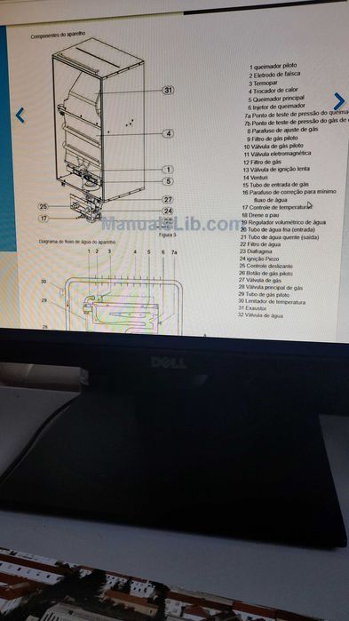 Esquentador Electrico Inteligente gás natural
