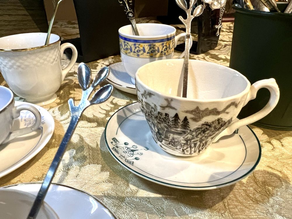 Chavenas de cafe diversas