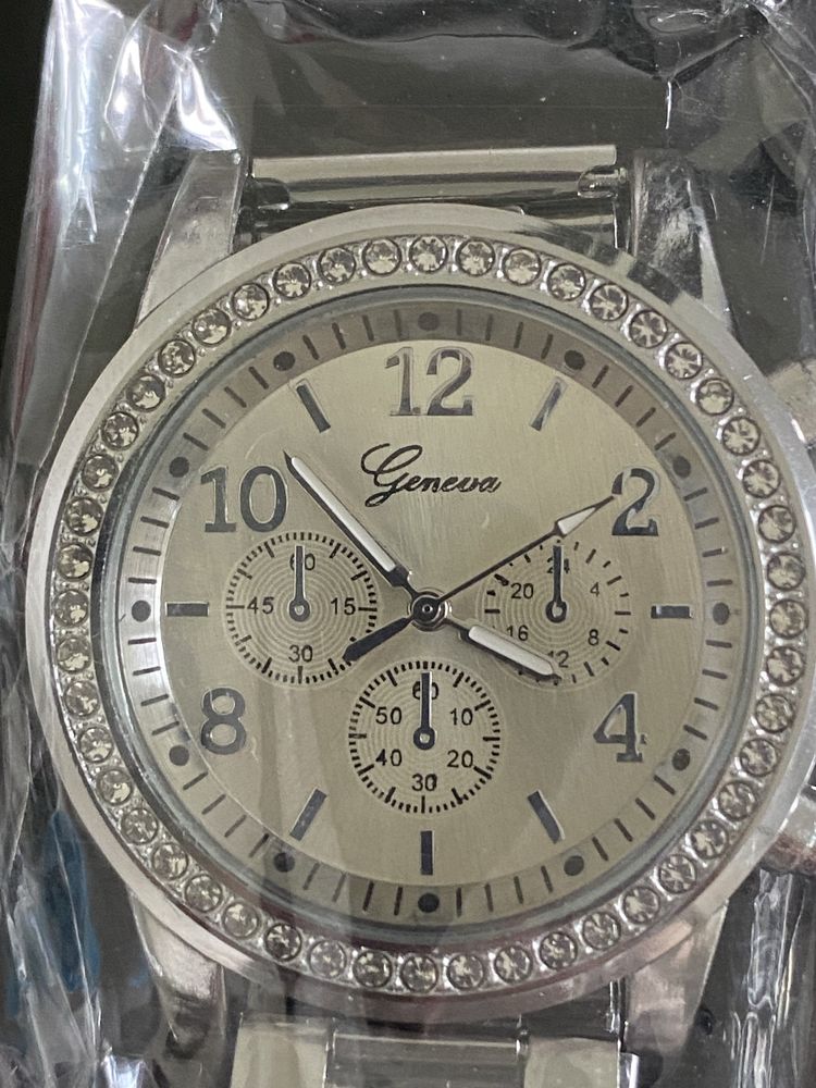 Srebrny damski zegarek