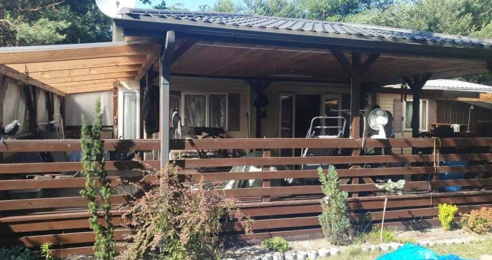 Domek Holenderski Angielski z altana Senator całoroczny 12x3,7m