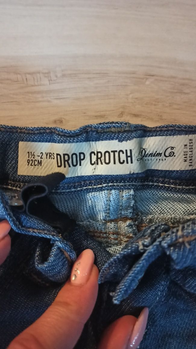 Spodnie z gumką denim co 92