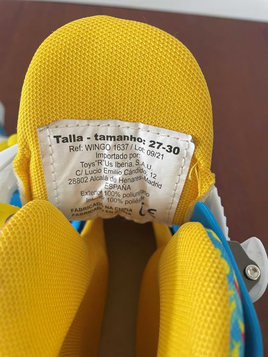 Patins / skates em linha - como novo - T 27-30