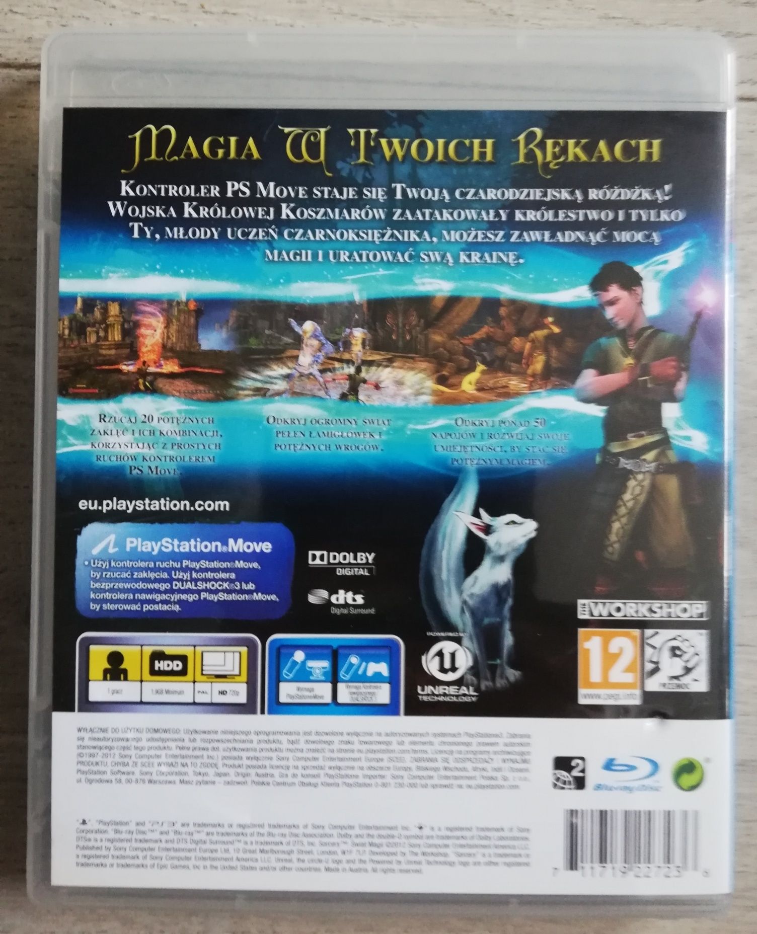 Sorcery Świat Magii gra na Ps3