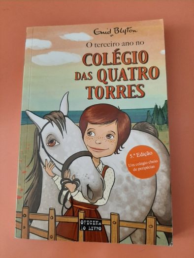 7 Livros juvenis Enid Blyton (Quatro Torres) e Princesa Poppy