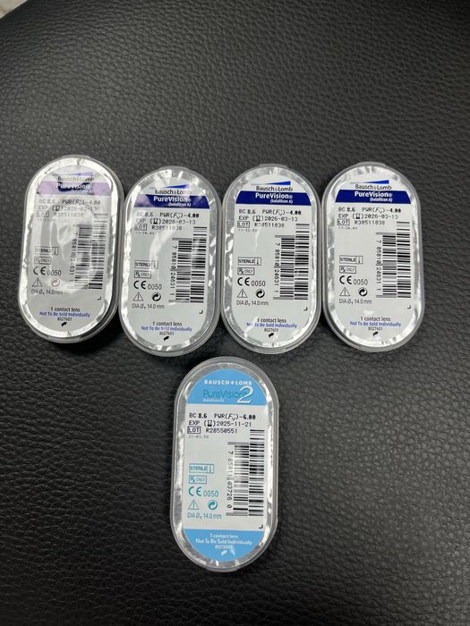 Контактні лінзи biofinity bausch & lomb pure vision