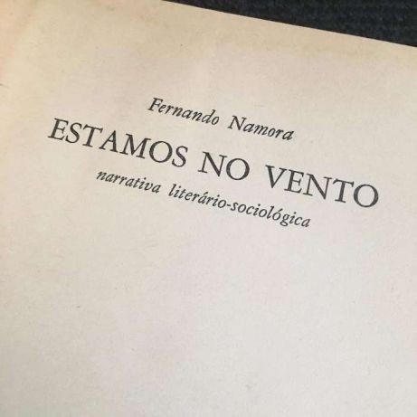 Livro - Estamos No Vento - Fernando Namora