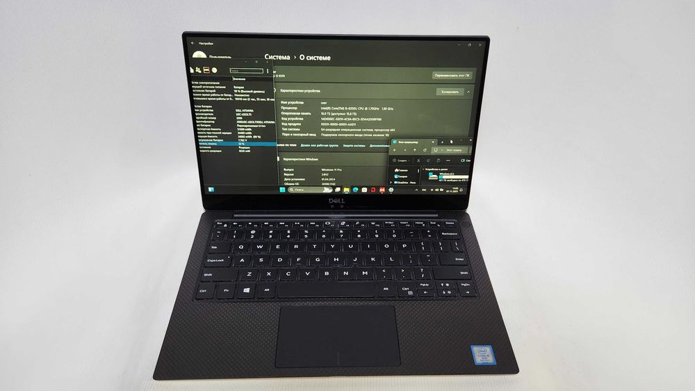 4K Touch Dell XPS 13 9370 i5-8350U 16gb 512gb