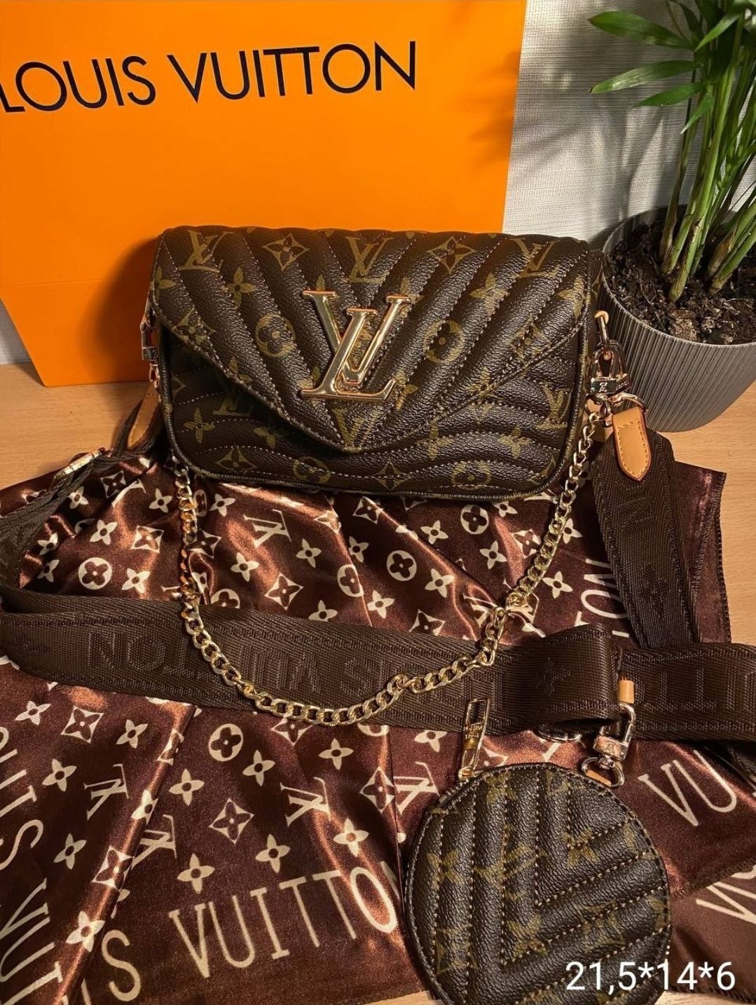Жіноча сумка клатч Louis Vuitton Луї Вітон