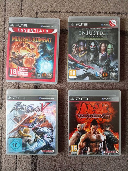 PS3 - Tekken 6, Soul Calibur 5, Injustice, Mortal Combat