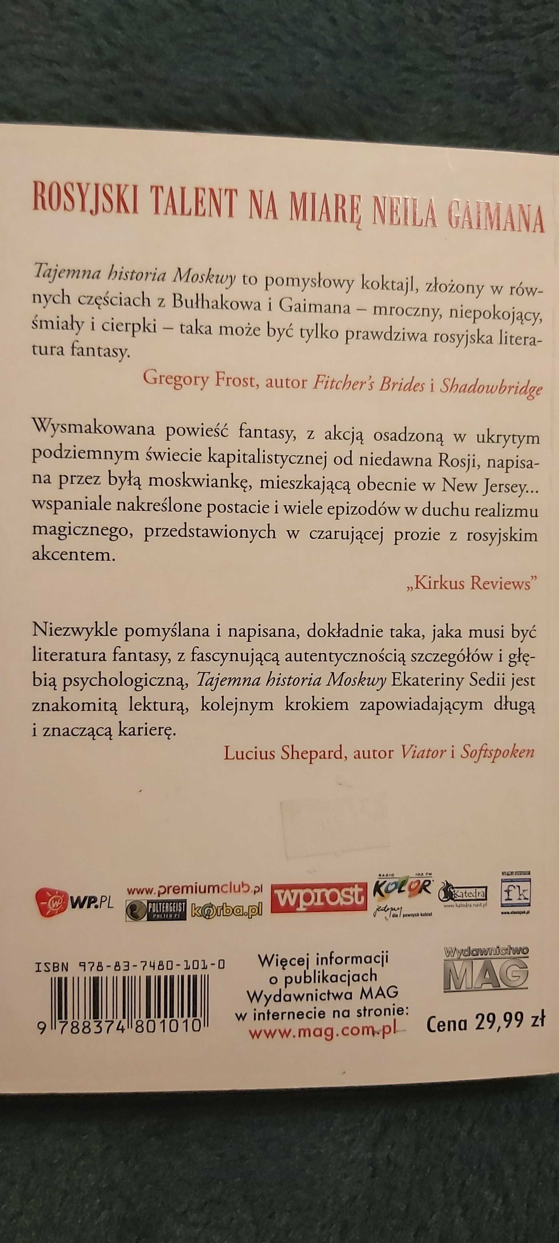 Ekaterina Sedia Tajemna historia Moskwy