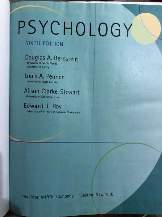 Psychology Bernstein