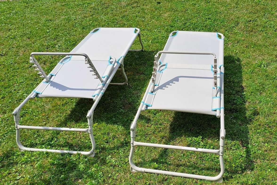 IKEA HAMO leżak , łóżko polowe turystyczne BEŻOWY