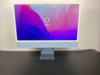 iMac (M1, four ports) 24' 2022, 8GB memory, 256GB SSD Blue