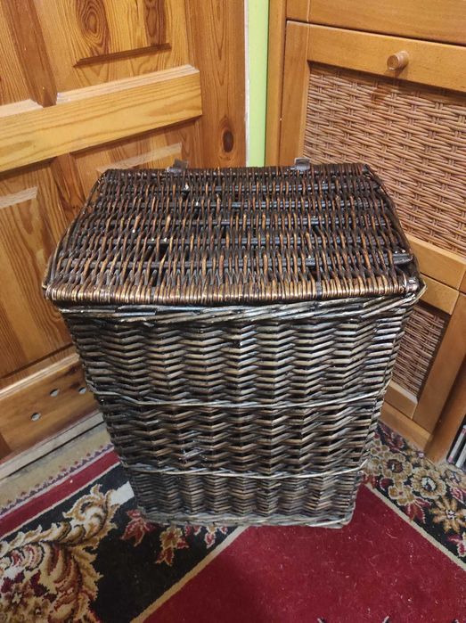 Wiklinowy kosz na ubrania / zabawki / bielizne