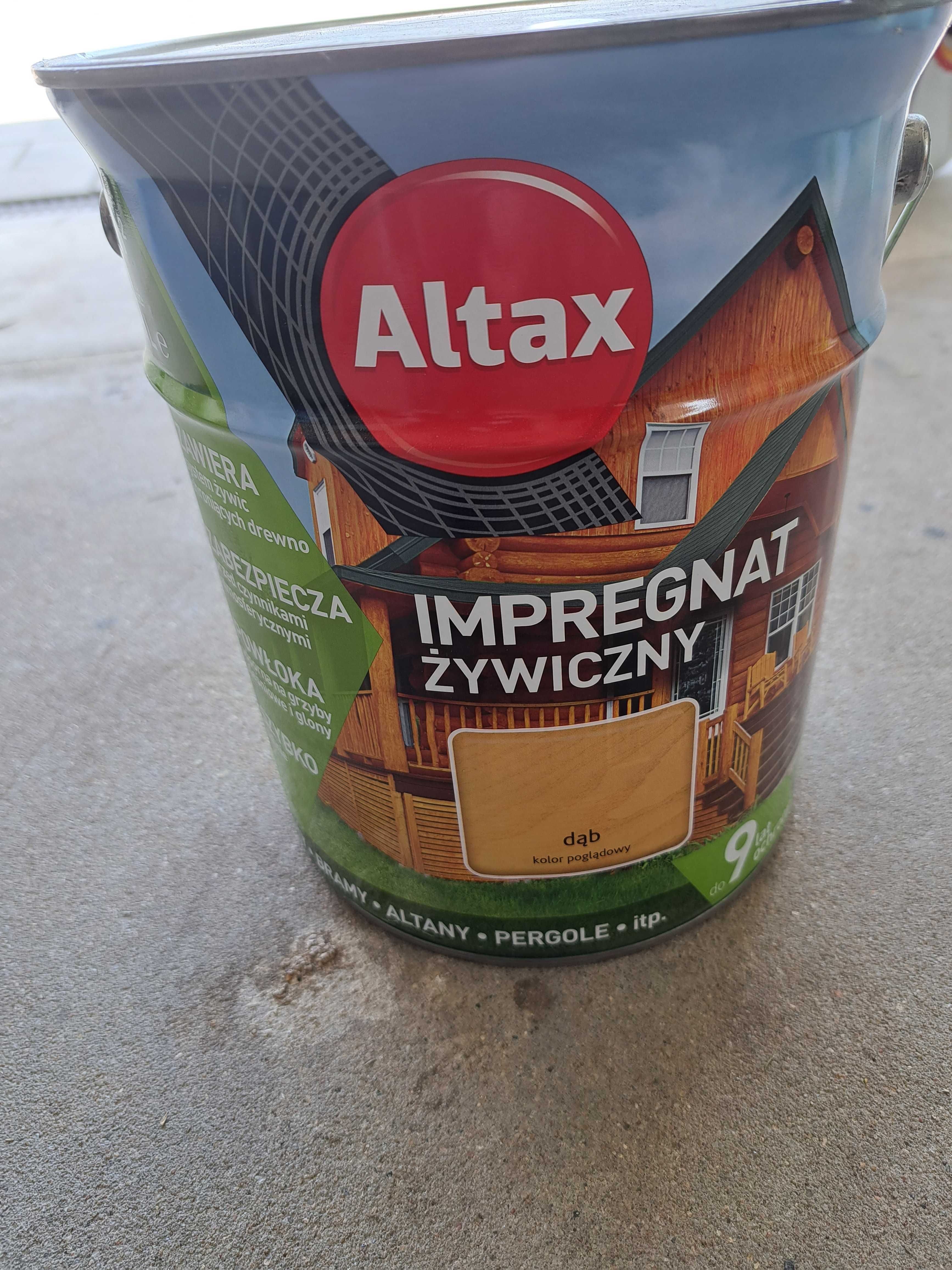 Nowy altax 4,5l impregnat żywiczny dąb