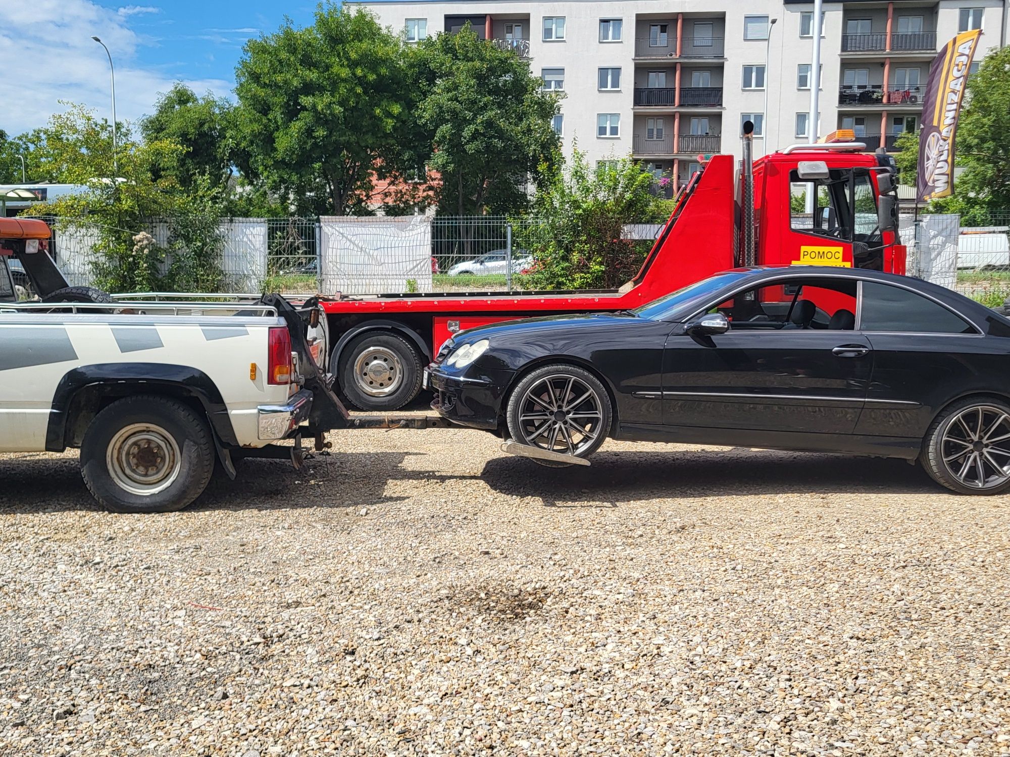 Chevrolet widelec pomoc drogowa widelec