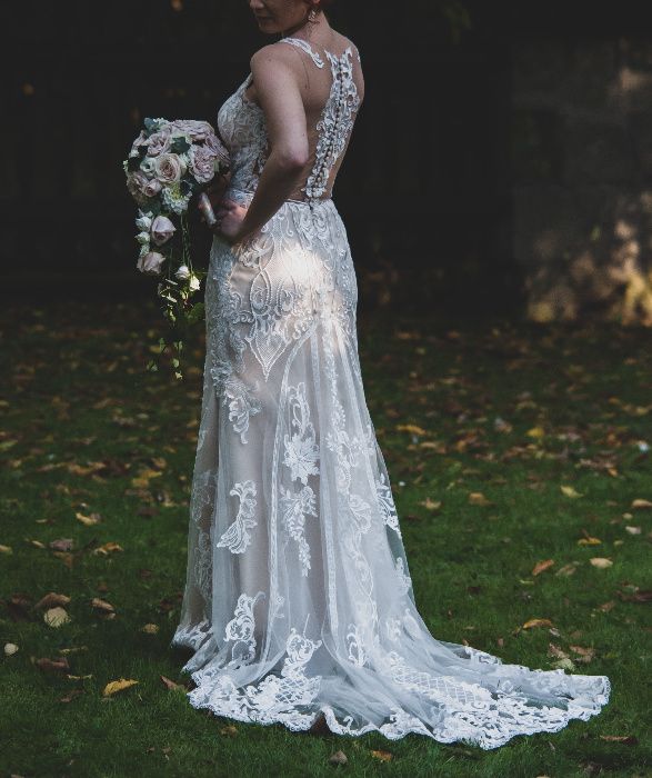 San St. Patrick Pronovias AMIRA suknia ślubna rybka syrenka 40 38