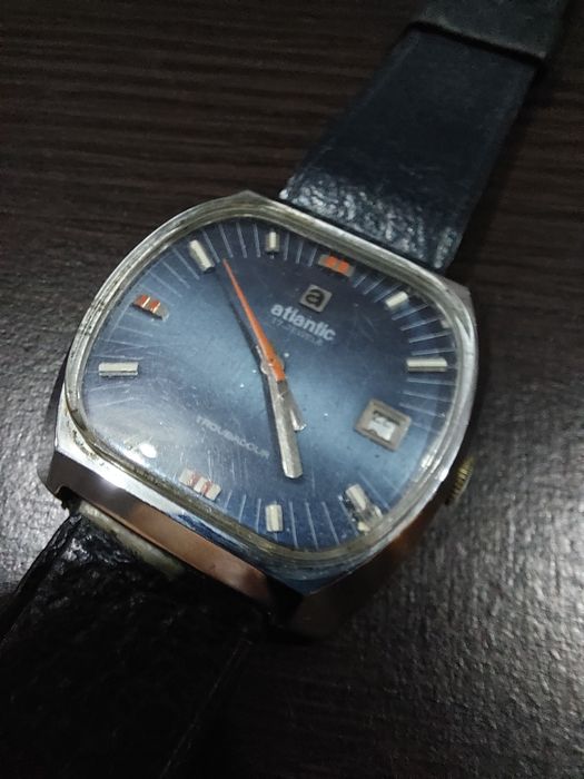 Zegarek retro vintage Szwajcarski Atlantic 17 Jewels Troubadour Swiss