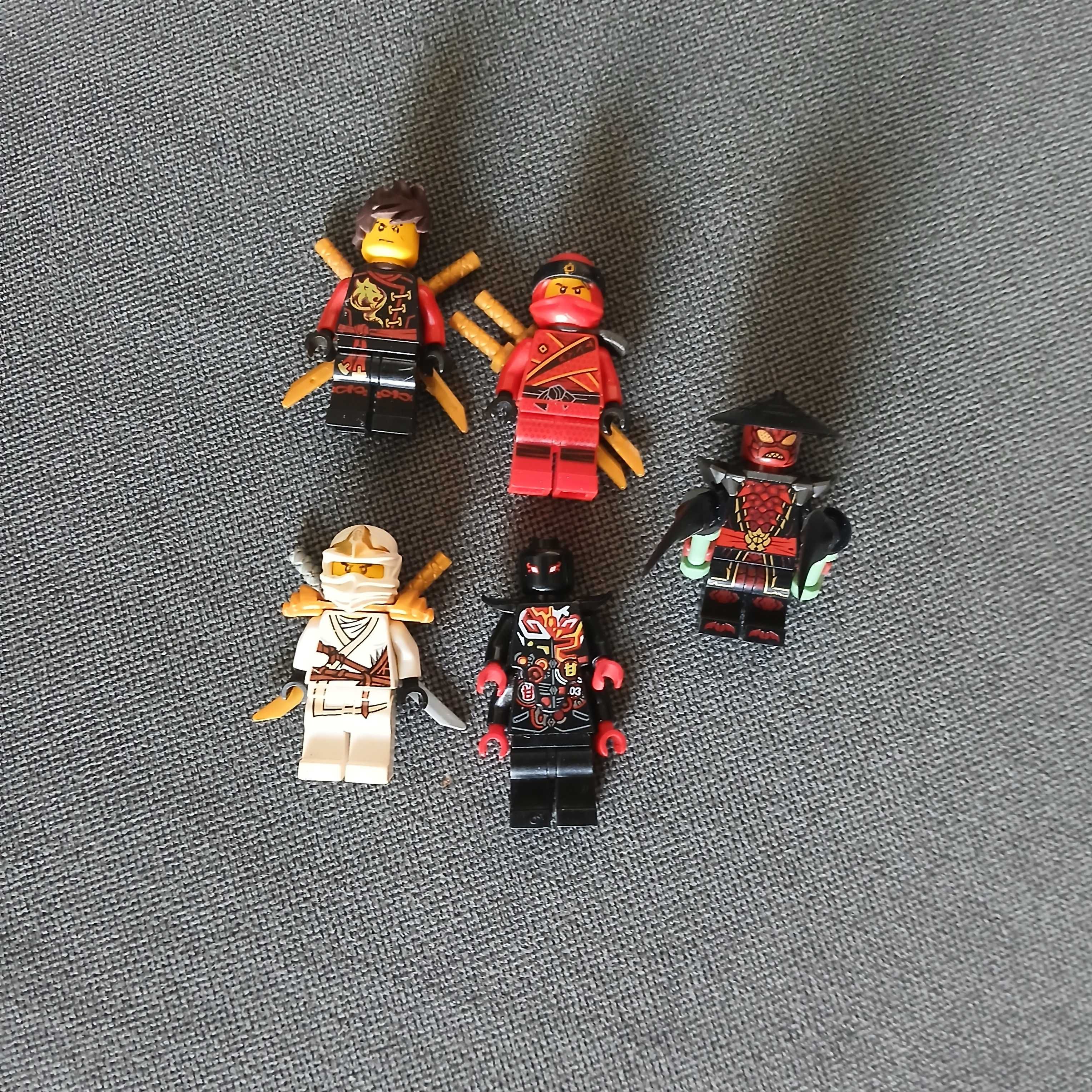 Figurki z LEGO NINJAGO drix , zane , kai ,mr e .
