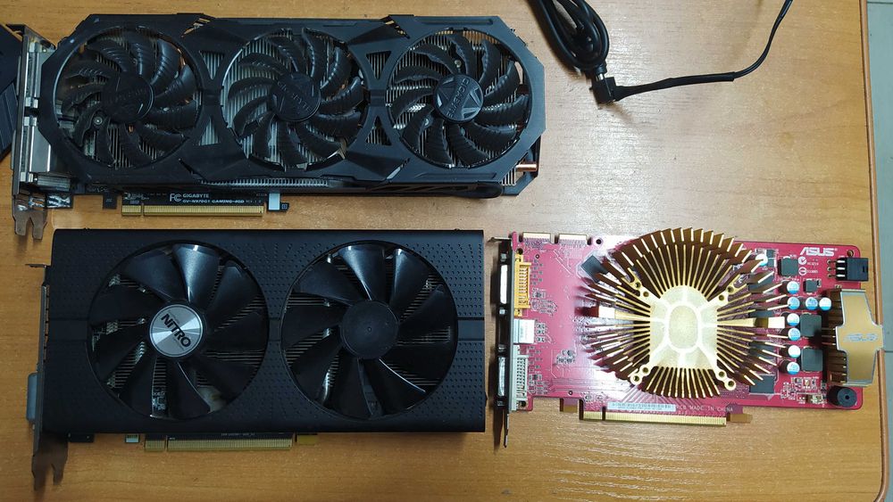 Компьютерный хлам (проц, память, платы, видеока, HDD, DVD, кулера, БП)