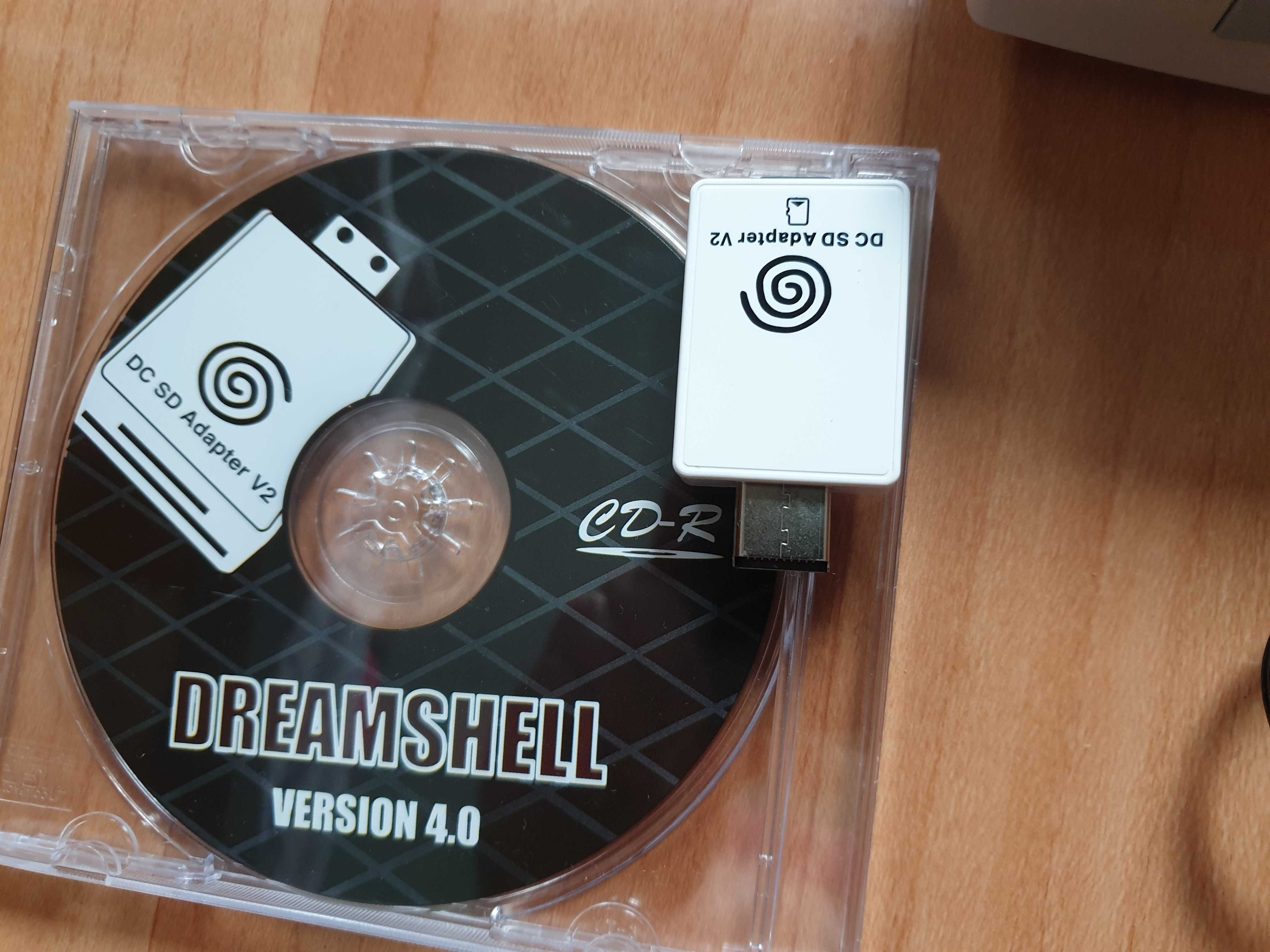 Sega Dreamcast Japan комплект + dreamshell 64Gb с играми