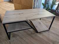 Industrialny stolik kawowy Wernature ELLI, 100x50