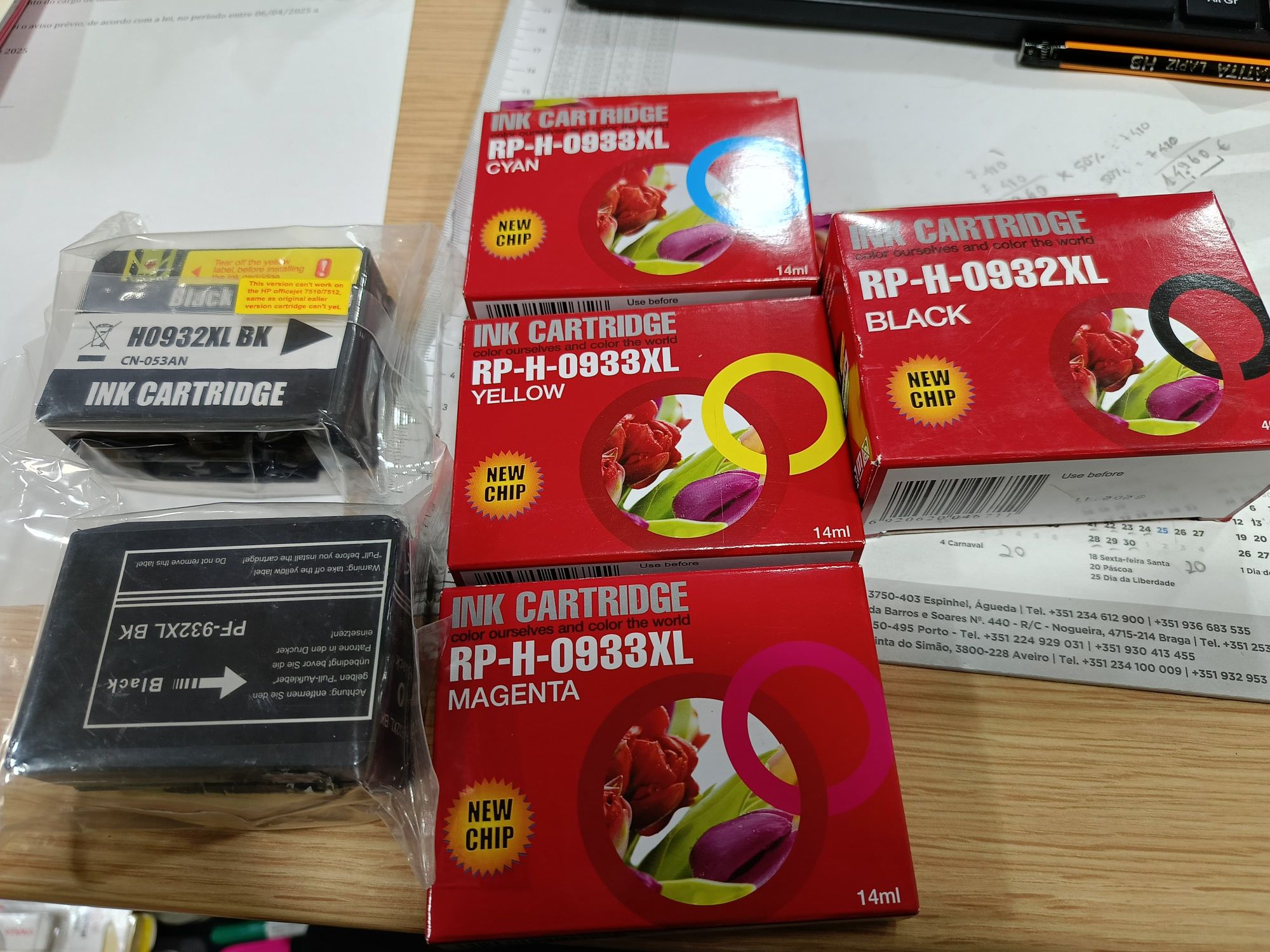 Tinteiros para HP