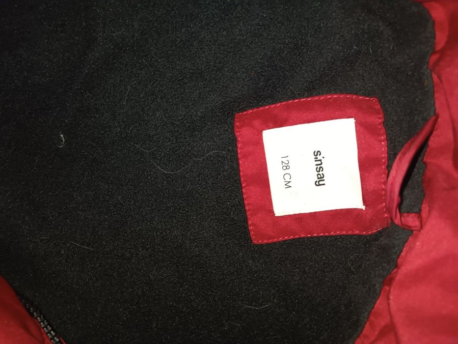 Kurtki  zimowe 128 parka chłopięca 2 szt