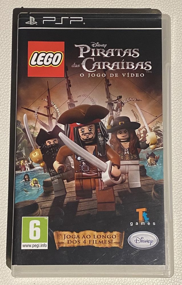 Jogo para Psp “Piratas das Caraíbas”