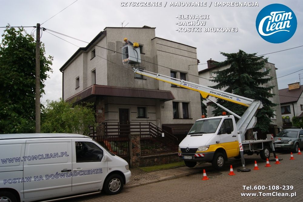 'Tom Clean' Czyszczenie Malowanie (Elewacji, Kostki Brukowej, Dachów)