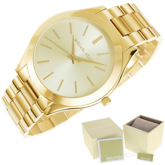 zegarek damski michael kors slim runway mk3179 + box