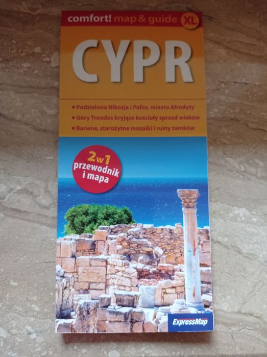 Cypr przewodnik i mapa 2w1