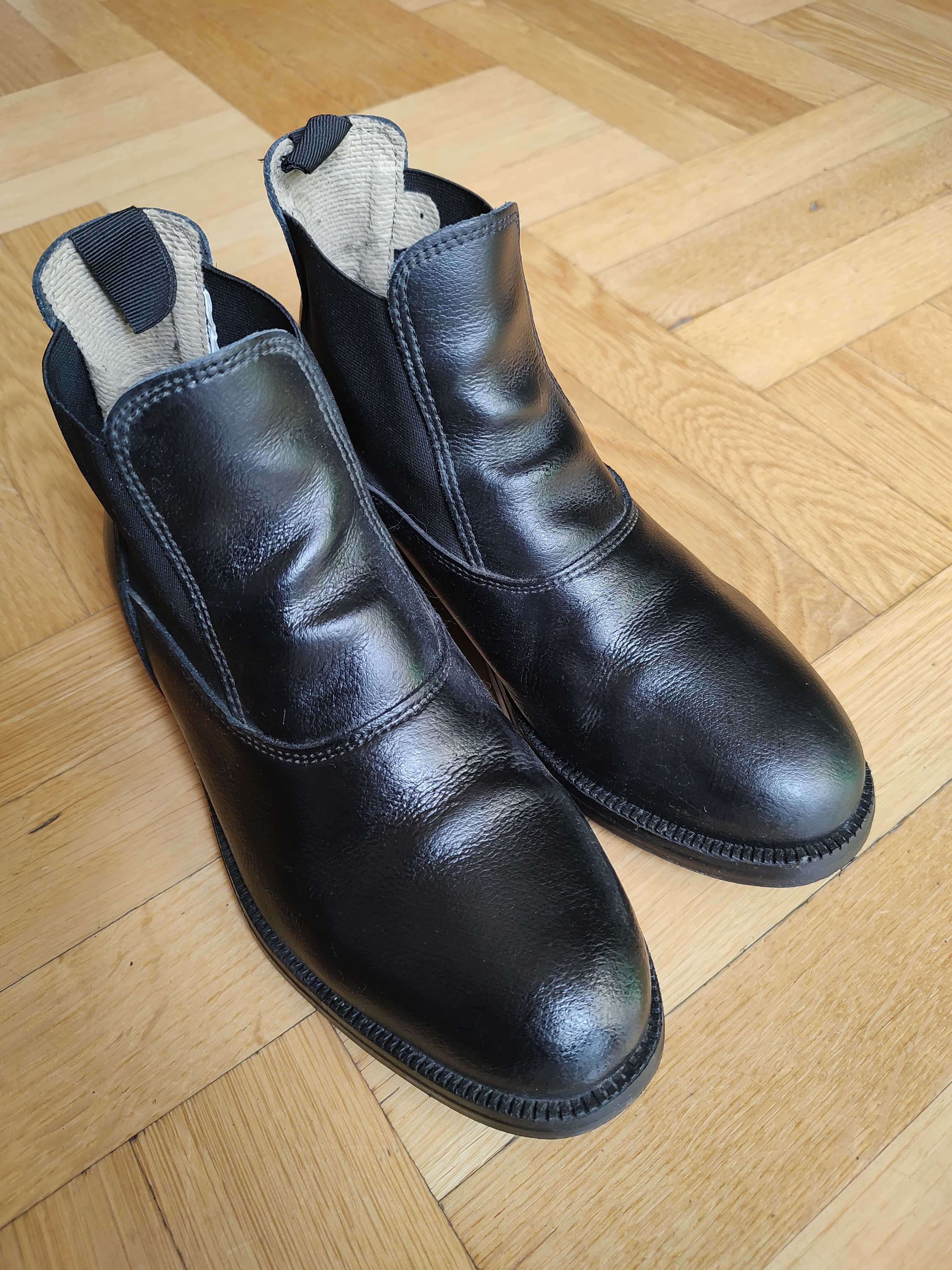 Sztyblety, buty jeździeckie roz. 38 czarne