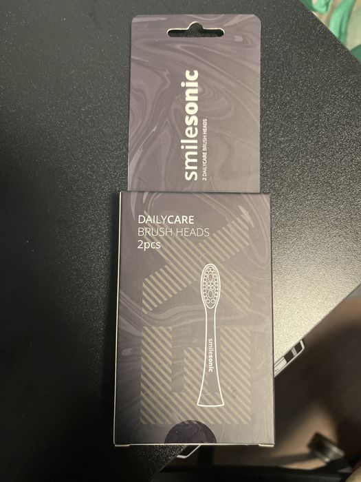 Smilesonic EX Dailycare Black - koncowki do szczoteczki sonicznej 2szt