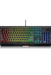 m MU Gaming Keyboard, podświetlenie Rainbow LED, klawiatura gamingowa