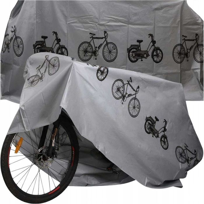 Pokrowiec na rower 2 SZTUKI rowerowy skuter motocykl 200 x 100cm z