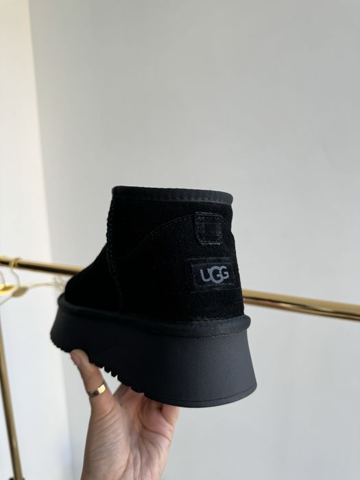 уги UGG mini platform натуральний замш. В наявності. Люкс. Чорні, рижі