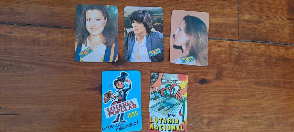 34 calendários várias coleções 1989