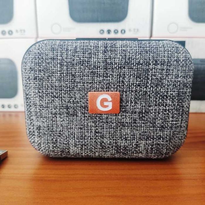 Mini coluna Bluetooth rádio FM USB micro SD MP3 11x8x4cm