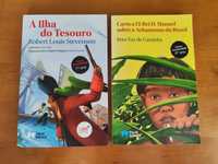 Livros "A ilha do Tesouro" e "Carta a el Rei D.Manuel ... do Brasil"