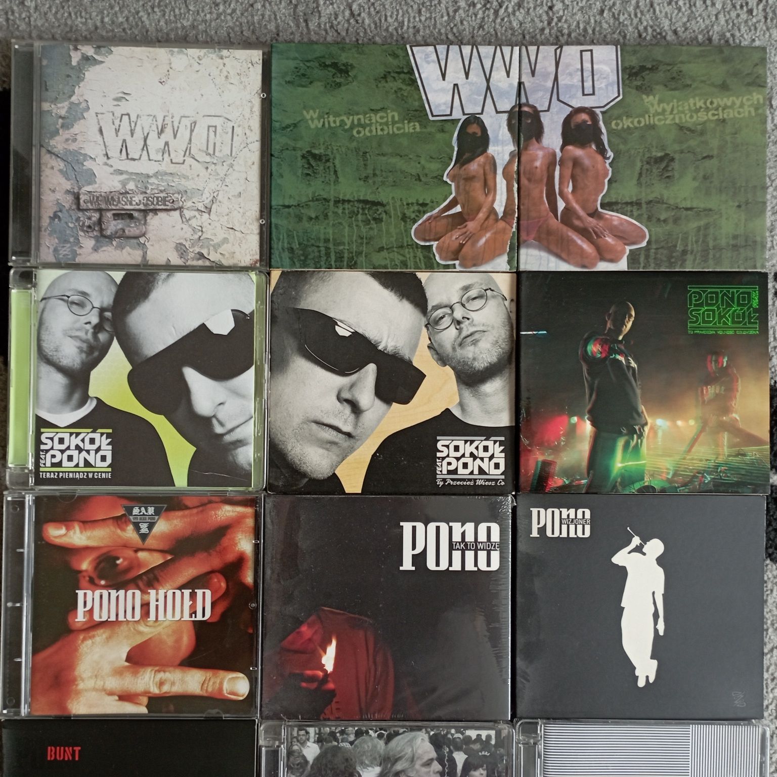WWO/Sokół/Pono/Jędker - płyty CD, polski hip-hop, rap